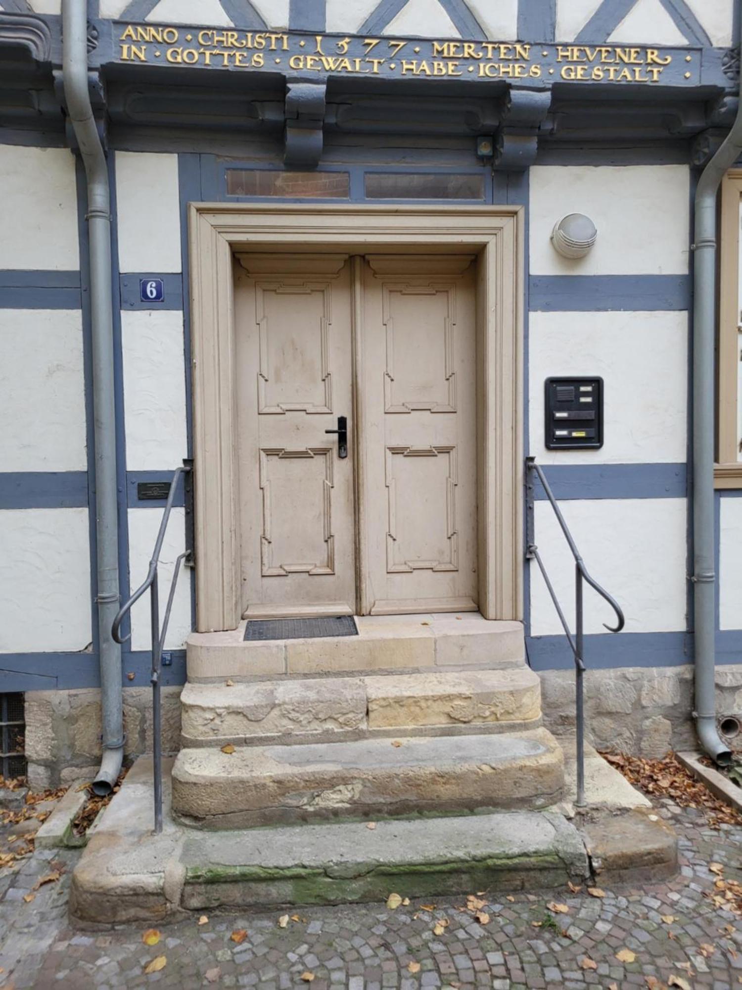 Anno 1577 - Marktkirchhof 6 Quedlinbourg Extérieur photo